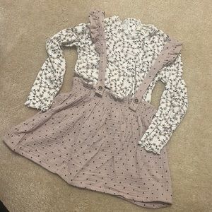 Skirt All with Floral Top 4T